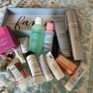 New some full size and some trial size facial products- 1013